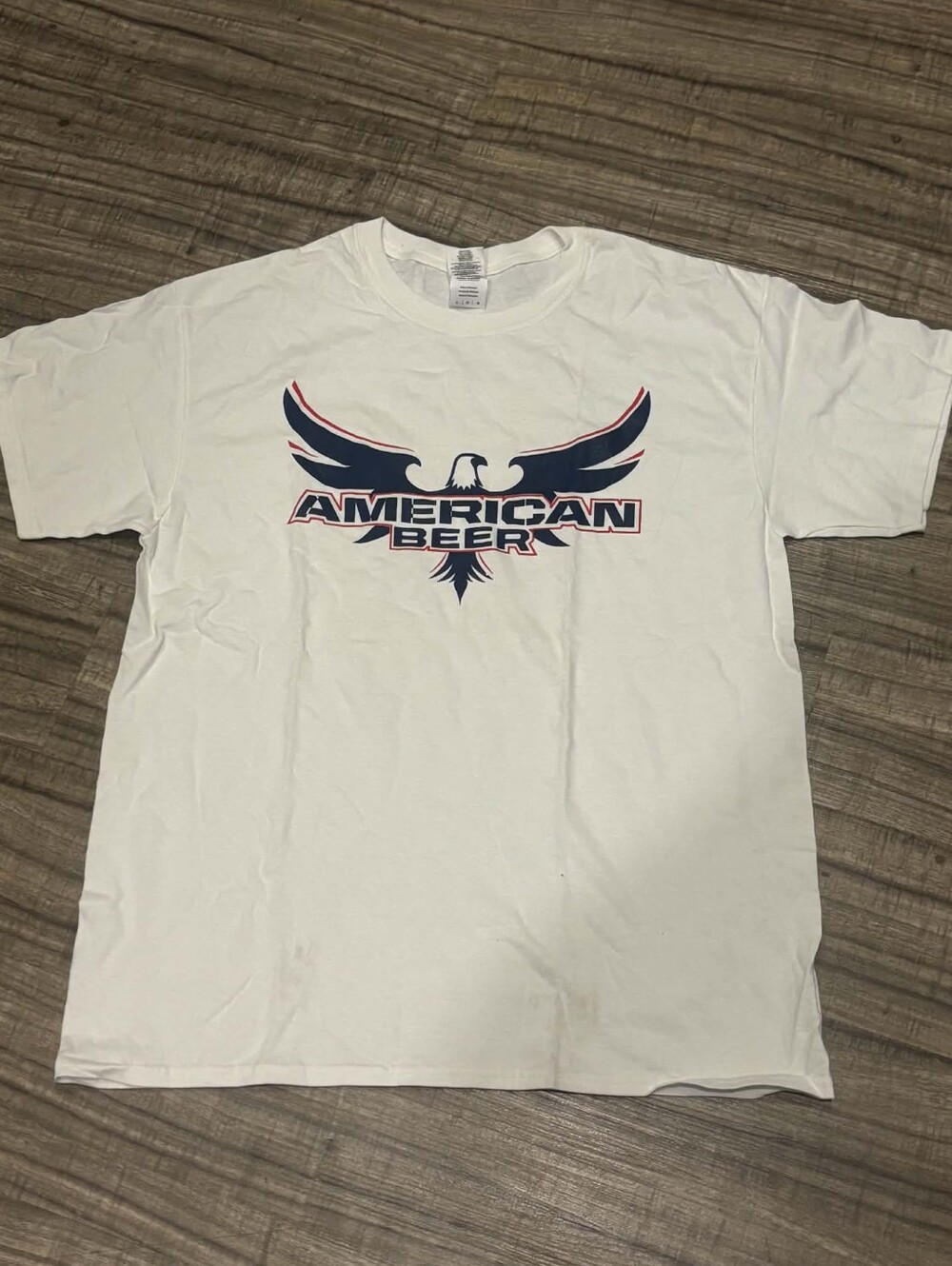 American Beer Short Sleeve Shirt, Size Adult Large New